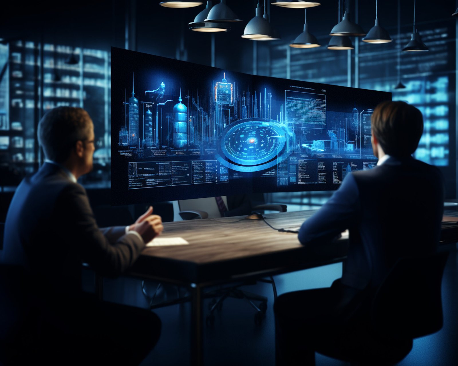 Security analysts monitoring threat detection dashboards in a 24/7 SOC environment
