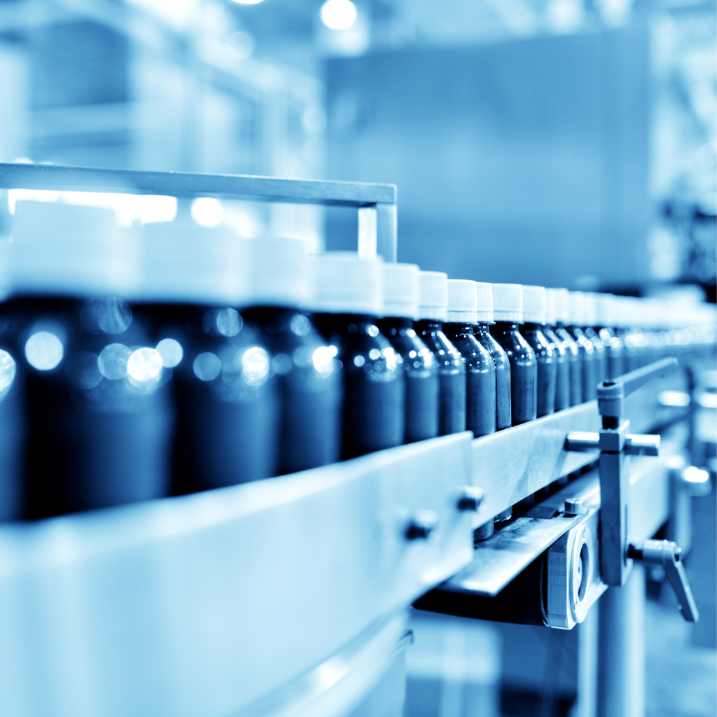 Pharmaceutical cybersecurity and GxP compliance illustration for the pharma industry
